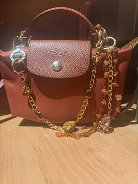 Earthy Stone Bag Charm